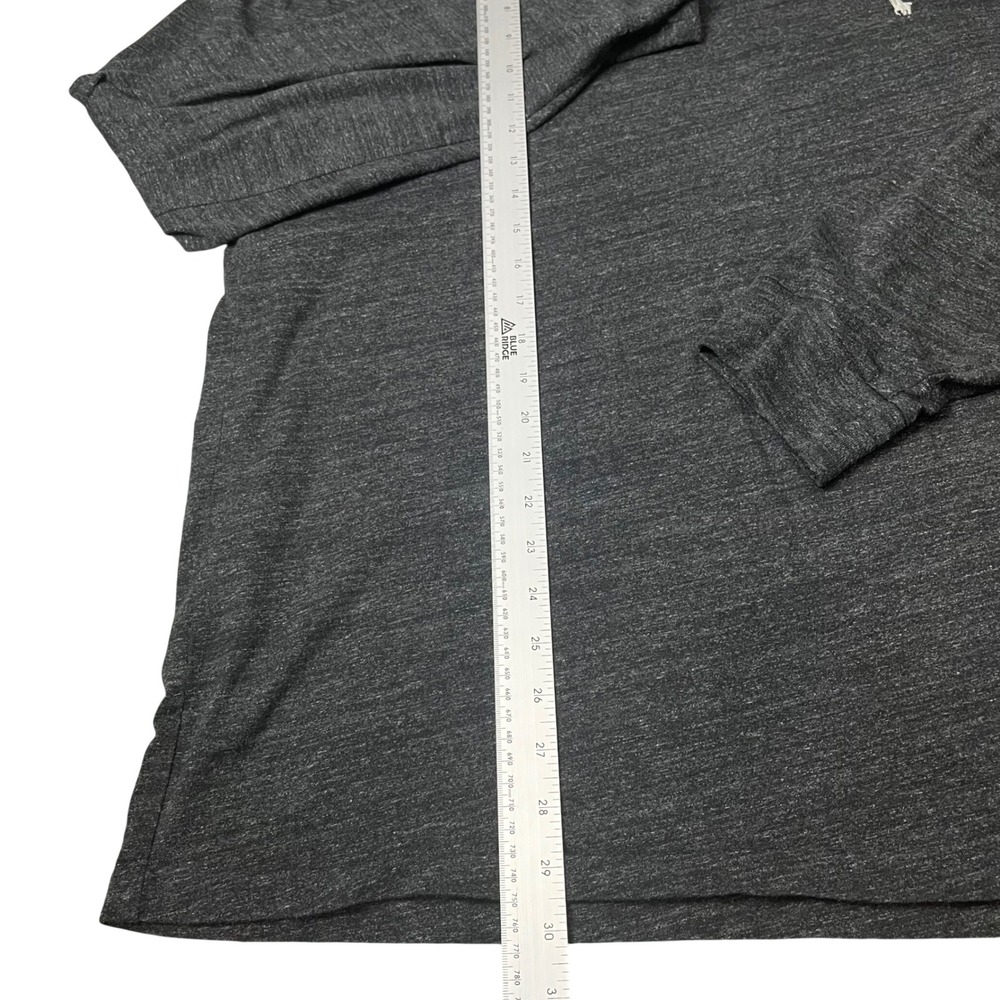 Polo Ralph Lauren T-Shirt Mens XL Gray Heather Long Sleeve Classic Fit Pony Logo - Picture 5 of 6